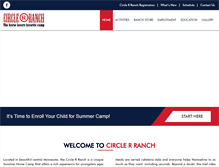 Tablet Screenshot of circlerranch.com